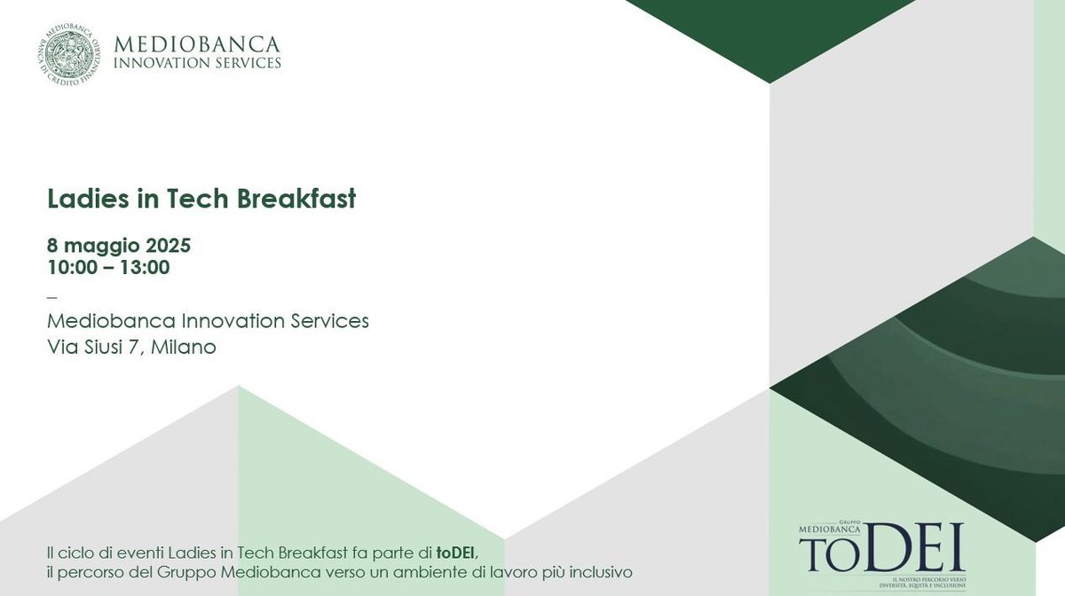 Ladies in Tech Breakfast – II Edizione